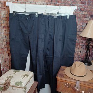 NWT - 3 Pairs of Edwards Utility Chino Cargo Pants - Size 34 UL - Mens - NAVY
